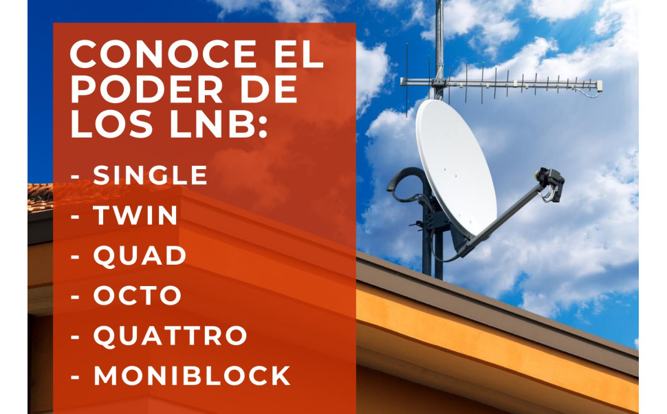 Conozca el poder de los LNB: mejore su experiencia de televisión satelital
